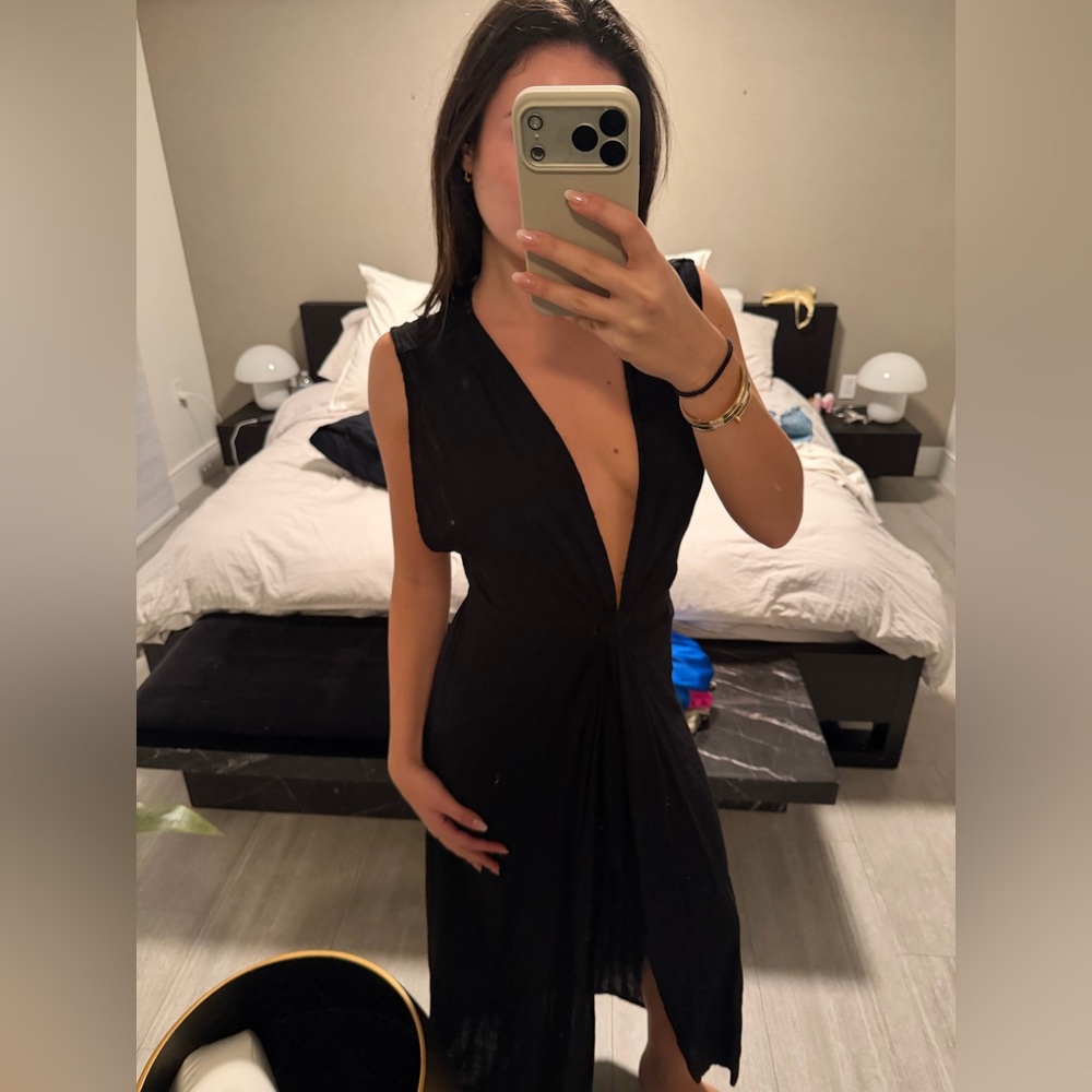 LSpace Black Sleeveless Dress